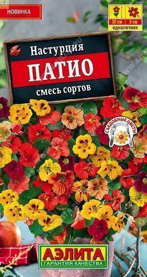 Настурция Патио смесь сортов