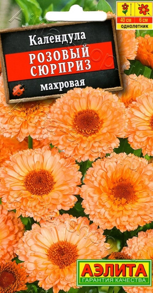 Календула Розовый сюрприз